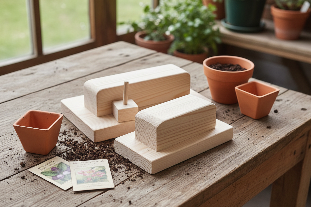 Seed Tray Tamper Set of 3